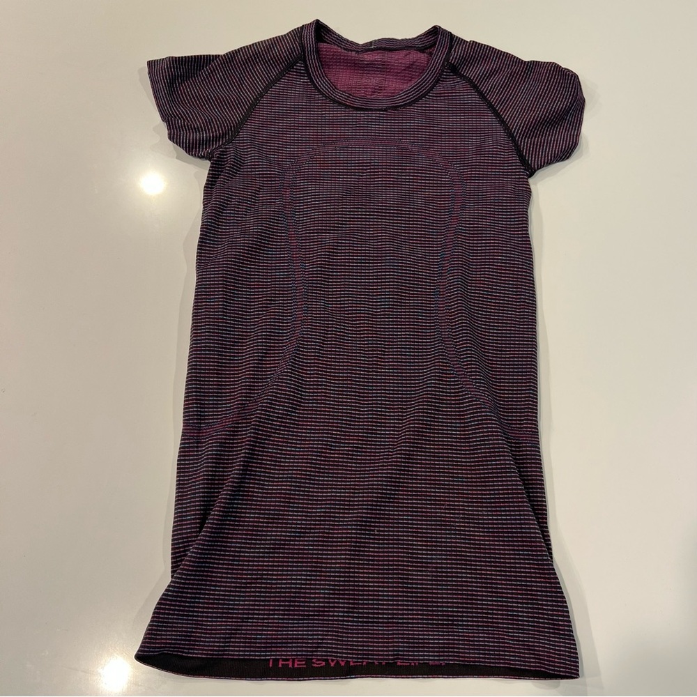 lululemon athletica Purple Short Sleeve Tee